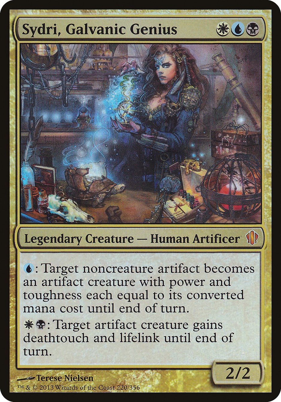 Sydri, Galvanic Genius (Oversized) [Commander 2013 Oversized] | Kessel Run Games Inc. 