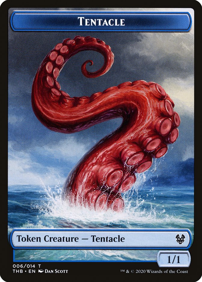 Human Soldier // Tentacle Double-Sided Token [Theros Beyond Death Tokens] | Kessel Run Games Inc. 