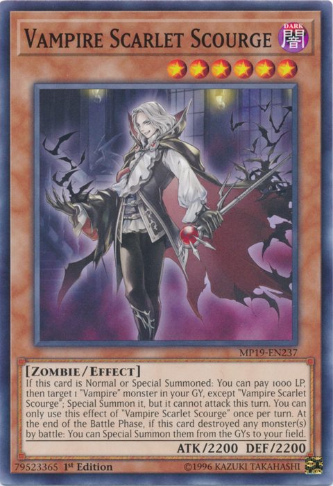 Vampire Scarlet Scourge [MP19-EN237] Common | Kessel Run Games Inc. 