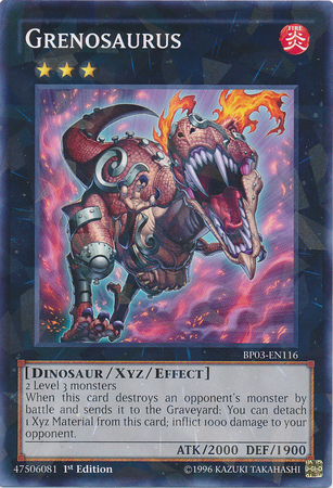 Grenosaurus [BP03-EN116] Shatterfoil Rare | Kessel Run Games Inc. 