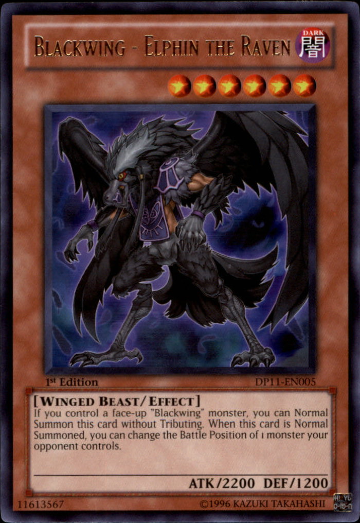 Blackwing - Elphin the Raven [DP11-EN005] Rare | Kessel Run Games Inc. 
