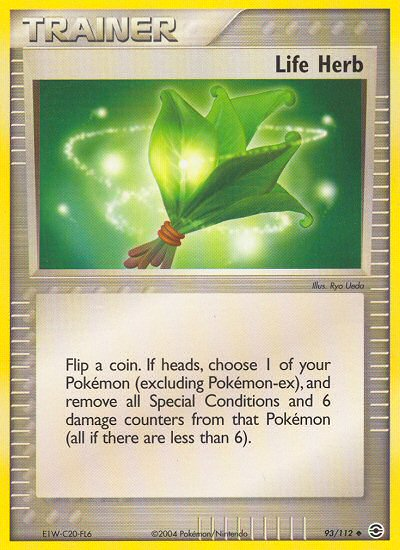 Life Herb (93/112) [EX: FireRed & LeafGreen] | Kessel Run Games Inc. 