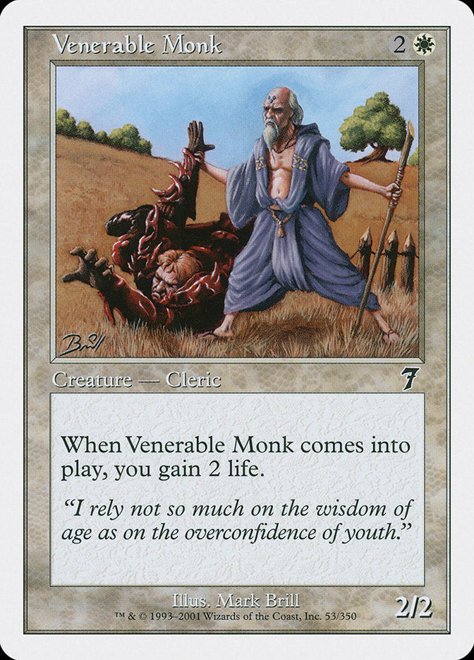 Venerable Monk [Seventh Edition] | Kessel Run Games Inc. 