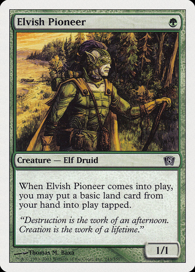 Elvish Pioneer [Eighth Edition] | Kessel Run Games Inc. 