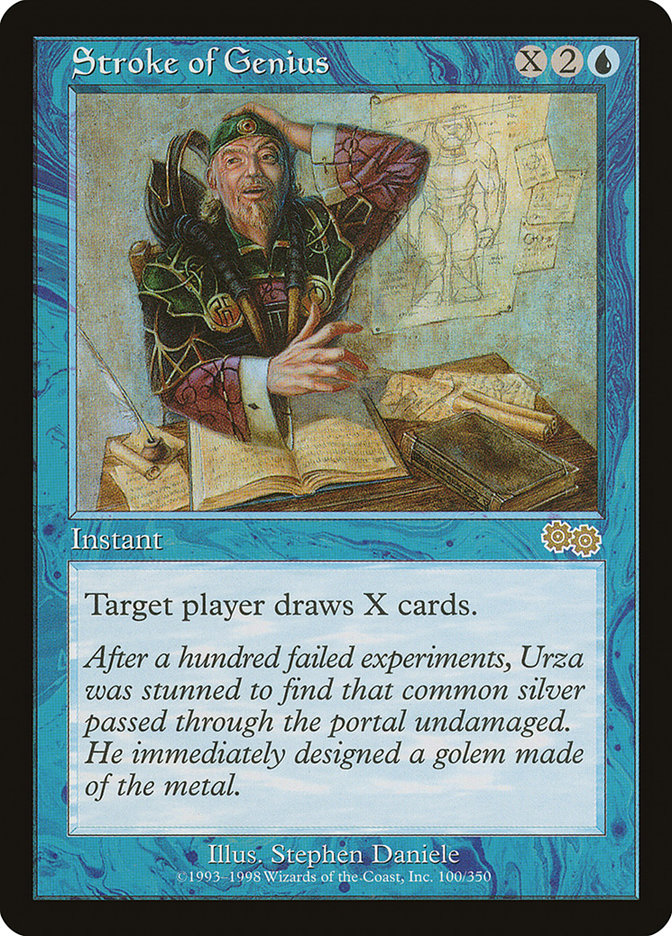 Stroke of Genius [Urza's Saga] | Kessel Run Games Inc. 