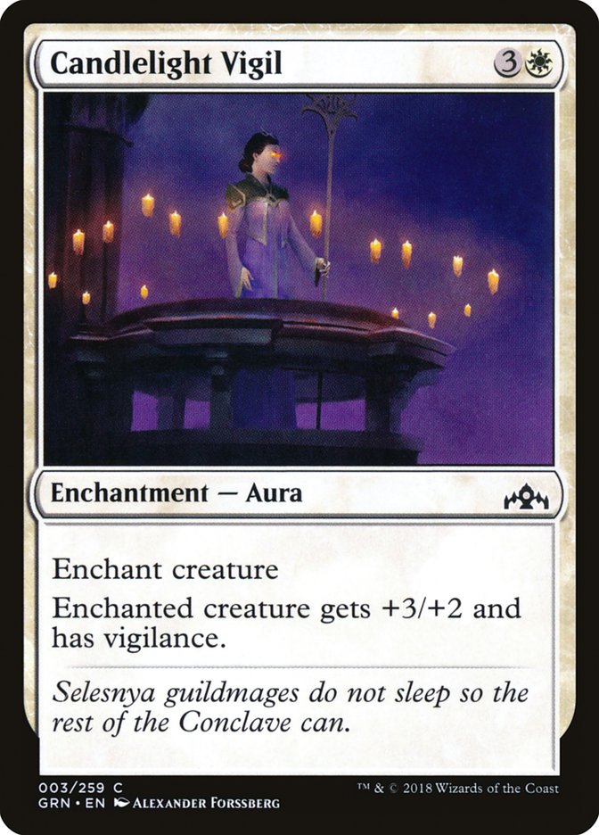 Candlelight Vigil [Guilds of Ravnica] | Kessel Run Games Inc. 