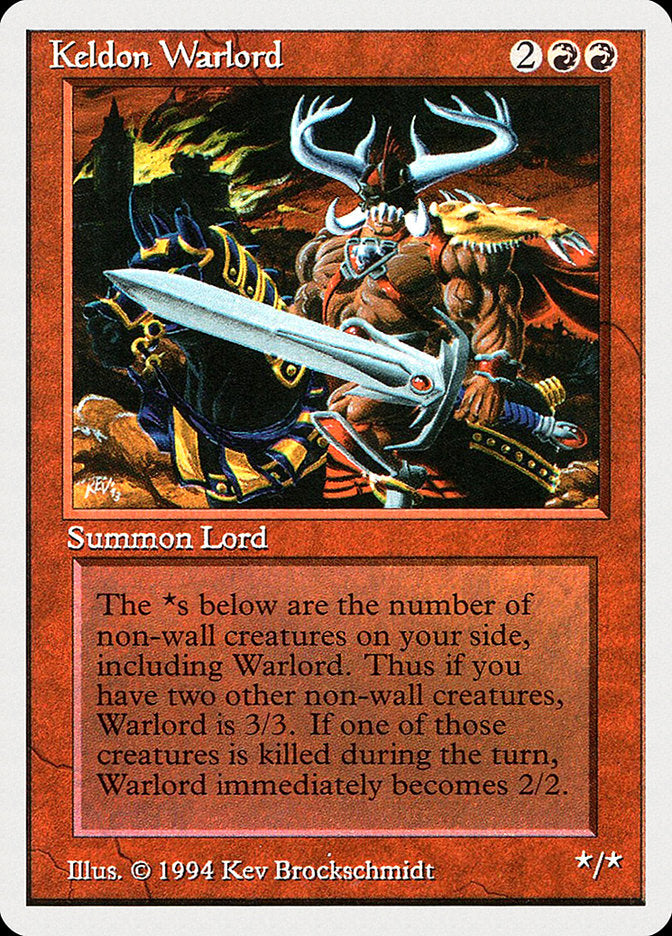 Keldon Warlord [Summer Magic / Edgar] | Kessel Run Games Inc. 