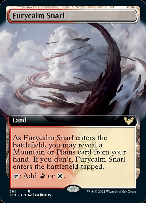 Furycalm Snarl (Extended Art) [Strixhaven: School of Mages] | Kessel Run Games Inc. 