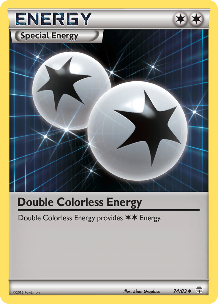 Double Colorless Energy (74/83) [XY: Generations] | Kessel Run Games Inc. 