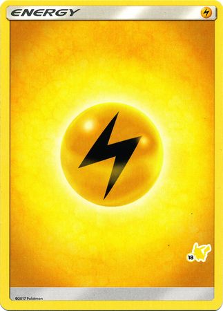 Lightning Energy (Pikachu Stamp #18) [Battle Academy 2020] | Kessel Run Games Inc. 