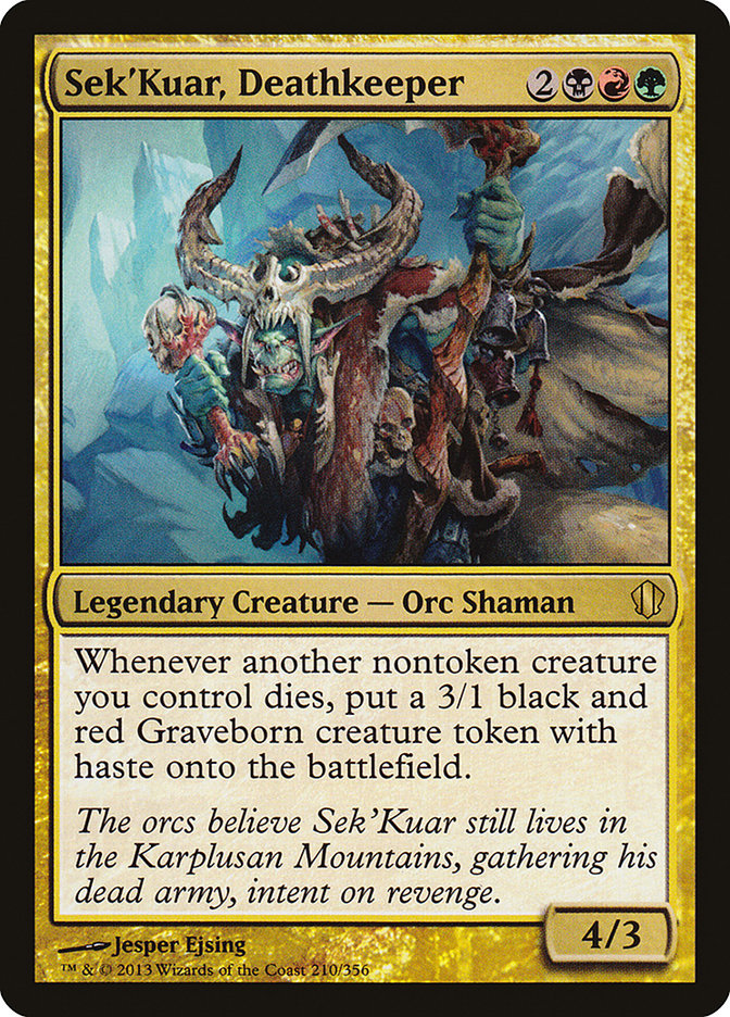 Sek'Kuar, Deathkeeper [Commander 2013] | Kessel Run Games Inc. 