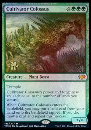 Cultivator Colossus [Innistrad: Crimson Vow Prerelease Promos] | Kessel Run Games Inc. 