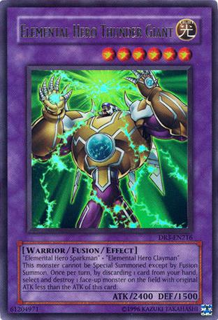 Elemental Hero Thunder Giant [DR3-EN216] Ultra Rare | Kessel Run Games Inc. 