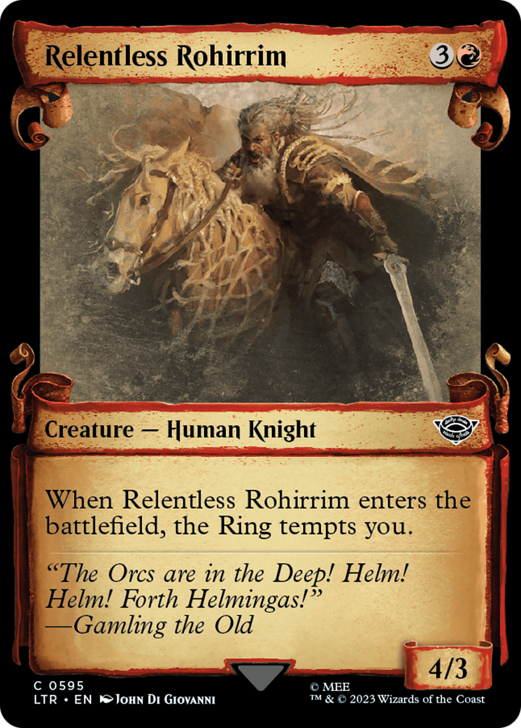 Relentless Rohirrim [The Lord of the Rings: Tales of Middle-Earth Showcase Scrolls] | Kessel Run Games Inc. 