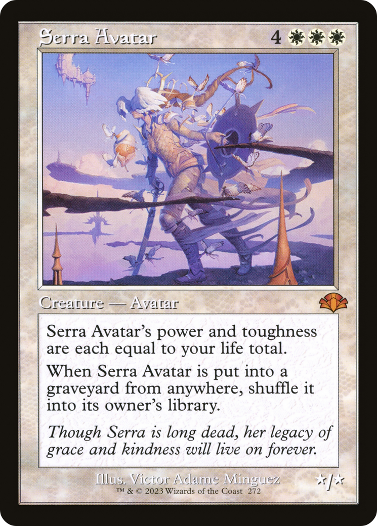 Serra Avatar (Retro) [Dominaria Remastered] | Kessel Run Games Inc. 