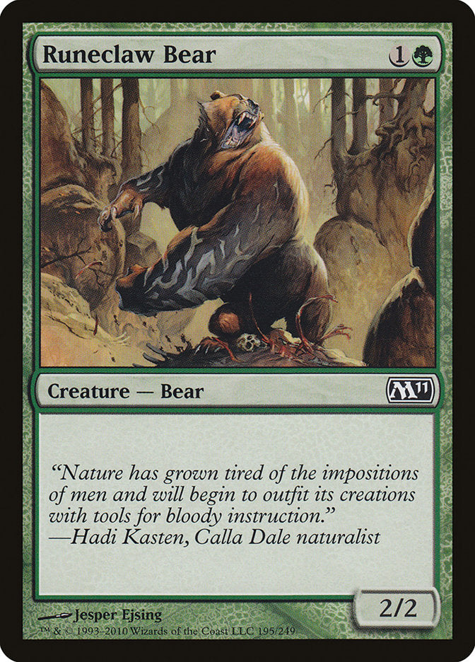 Runeclaw Bear [Magic 2011] | Kessel Run Games Inc. 