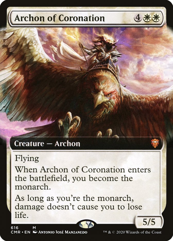 Archon of Coronation (Extended Art) [Commander Legends] | Kessel Run Games Inc. 