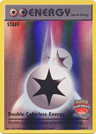 Double Colorless Energy (90/108) (NA Championship Promo Staff) [XY: Evolutions] | Kessel Run Games Inc. 