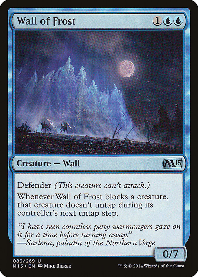 Wall of Frost [Magic 2015] | Kessel Run Games Inc. 