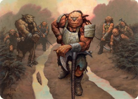 Hobgoblin Bandit Lord Art Card [Dungeons & Dragons: Adventures in the Forgotten Realms Art Series] | Kessel Run Games Inc. 