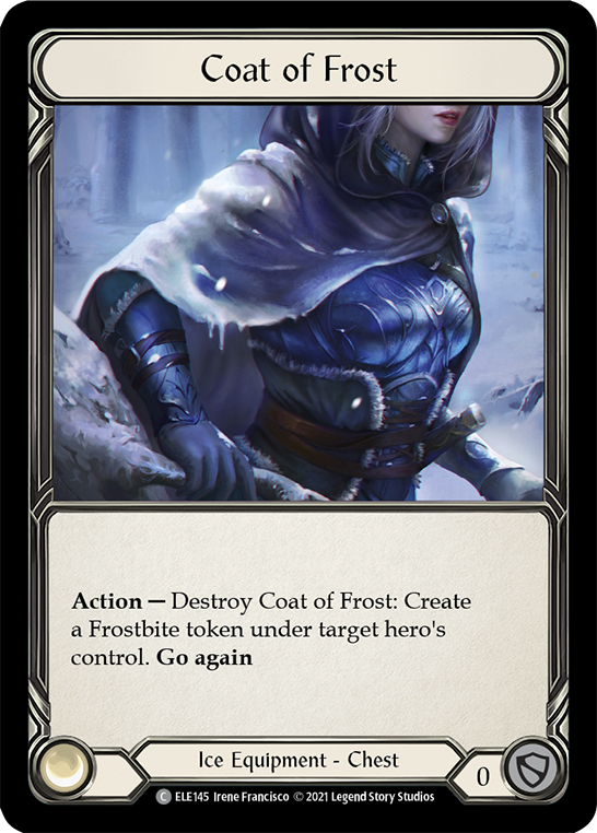 Coat of Frost [ELE145] (Tales of Aria)  1st Edition Cold Foil | Kessel Run Games Inc. 