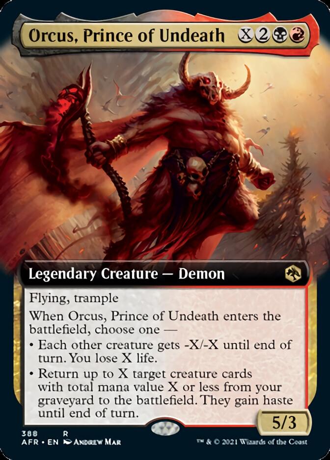 Orcus, Prince of Undeath (Extended Art) [Dungeons & Dragons: Adventures in the Forgotten Realms] | Kessel Run Games Inc. 