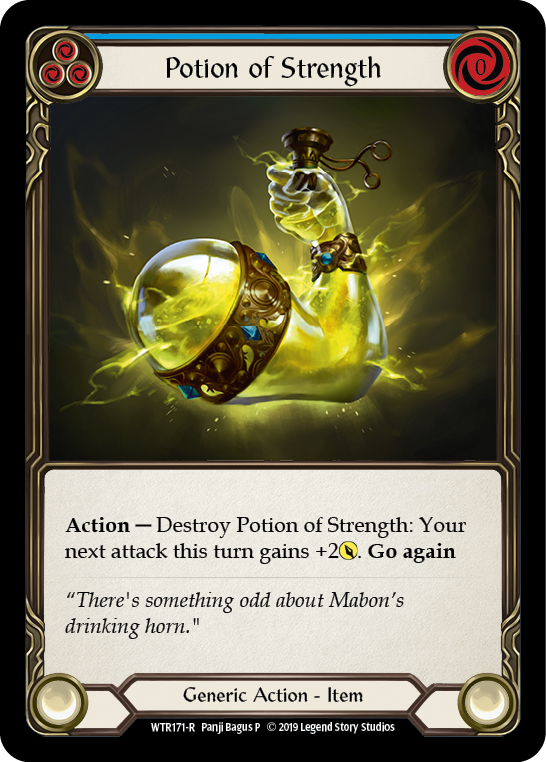 Potion of Strength [WTR171-R] (Welcome to Rathe)  Alpha Print Normal | Kessel Run Games Inc. 