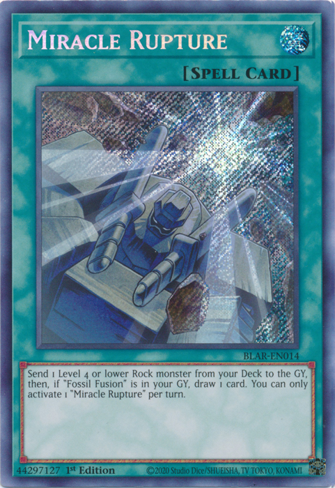 Miracle Rupture [BLAR-EN014] Secret Rare | Kessel Run Games Inc. 