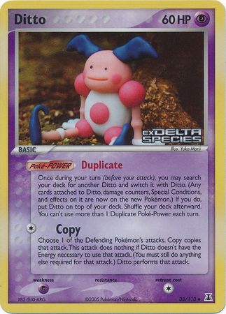 Ditto (38/113) (Stamped) [EX: Delta Species] | Kessel Run Games Inc. 