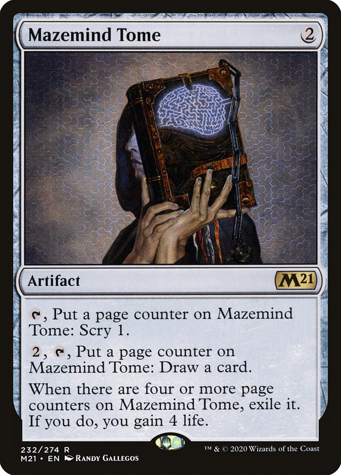 Mazemind Tome [Core Set 2021] | Kessel Run Games Inc. 