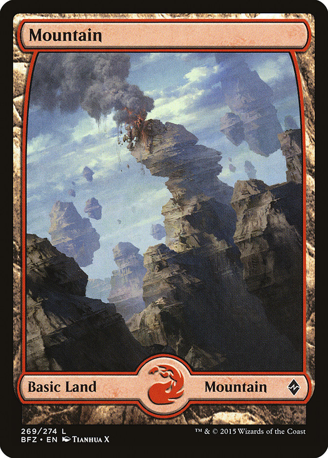 Mountain (269) (Full Art) [Battle for Zendikar] | Kessel Run Games Inc. 