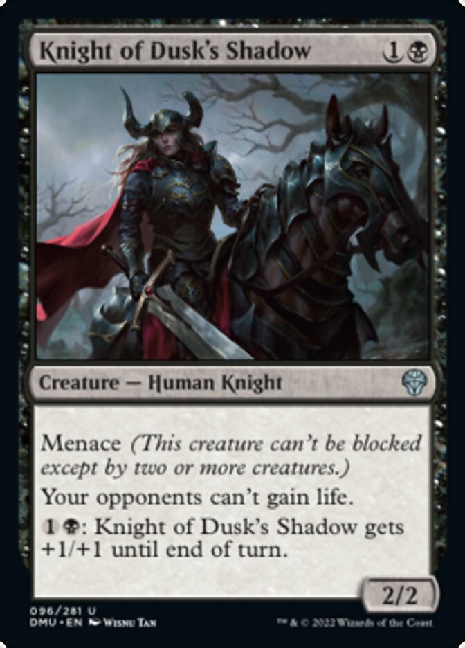 Knight of Dusk's Shadow [Dominaria United] | Kessel Run Games Inc. 