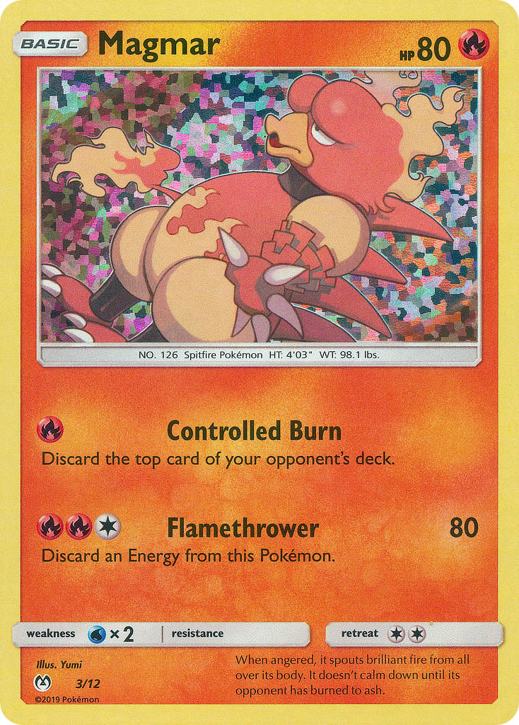 Magmar (3/12) [McDonald's Promos: 2019 Collection] | Kessel Run Games Inc. 