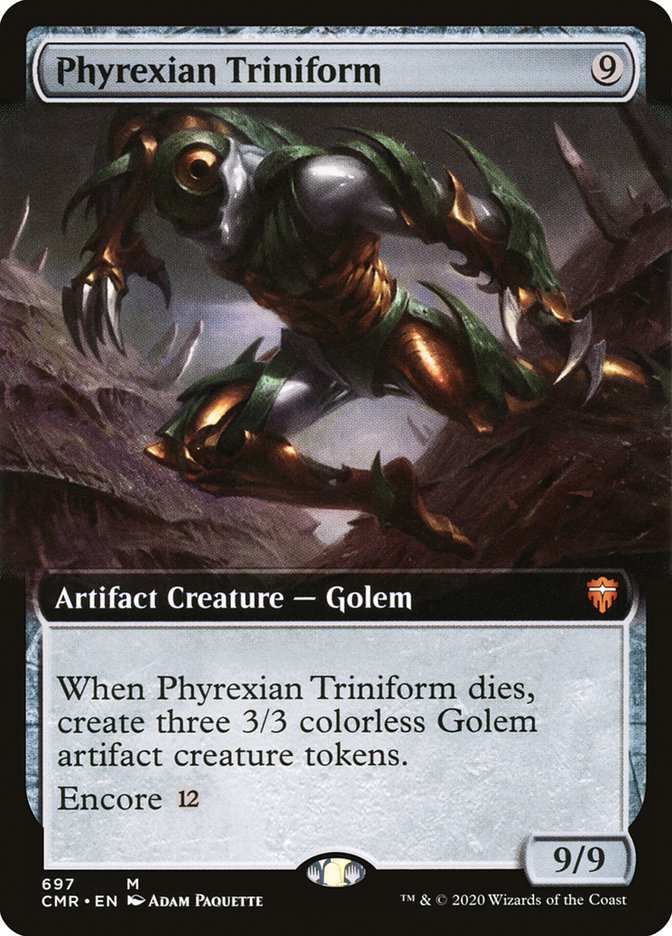 Phyrexian Triniform (Extended Art) [Commander Legends] | Kessel Run Games Inc. 