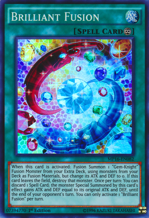 Brilliant Fusion [MP16-EN082] Super Rare | Kessel Run Games Inc. 