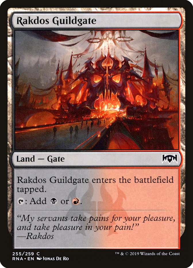 Rakdos Guildgate (255/259) [Ravnica Allegiance] | Kessel Run Games Inc. 