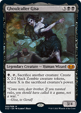 Ghoulcaller Gisa [Commander Collection: Black] | Kessel Run Games Inc. 