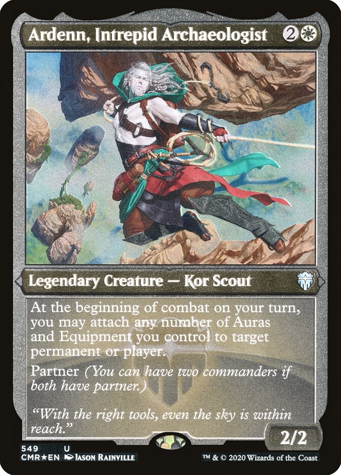 Ardenn, Intrepid Archaeologist (Etched) [Commander Legends] | Kessel Run Games Inc. 