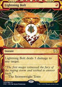 Lightning Bolt (Foil Etched) [Strixhaven: School of Mages Mystical Archive] | Kessel Run Games Inc. 