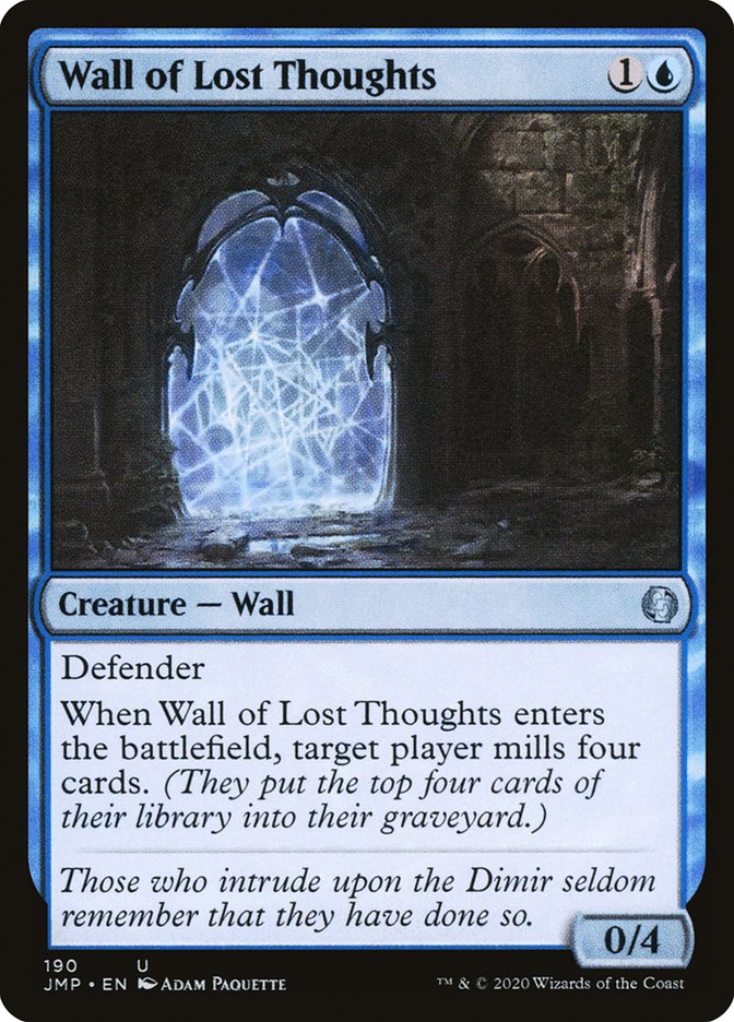 Wall of Lost Thoughts [Jumpstart] | Kessel Run Games Inc. 