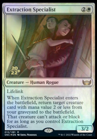 Extraction Specialist [Streets of New Capenna Prerelease Promos] | Kessel Run Games Inc. 