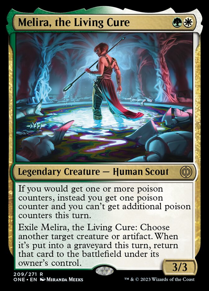 Melira, the Living Cure [Phyrexia: All Will Be One] | Kessel Run Games Inc. 