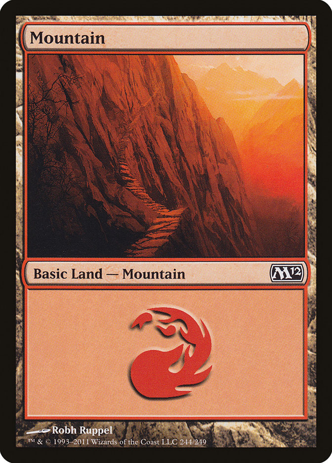 Mountain (244) [Magic 2012] | Kessel Run Games Inc. 