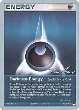 Darkness Energy (87/108) (Legendary Ascent - Tom Roos) [World Championships 2007] | Kessel Run Games Inc. 