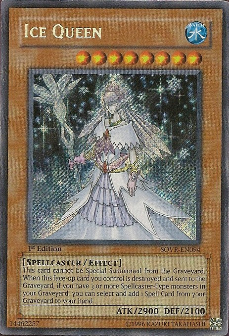 Ice Queen [SOVR-EN094] Secret Rare | Kessel Run Games Inc. 