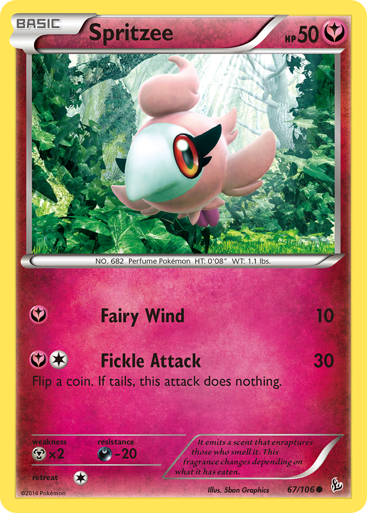 Spritzee (67/106) [XY: Flashfire] | Kessel Run Games Inc. 