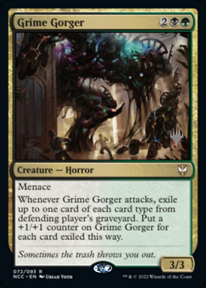 Grime Gorger (Promo Pack) [Streets of New Capenna Commander Promos] | Kessel Run Games Inc. 