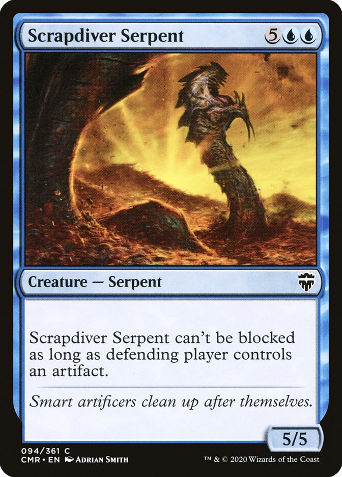 Scrapdiver Serpent [Commander Legends] | Kessel Run Games Inc. 
