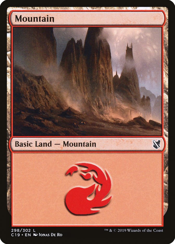 Mountain (298) [Commander 2019] | Kessel Run Games Inc. 