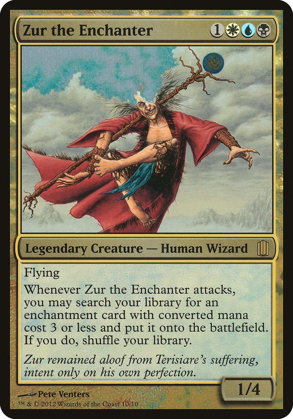Zur the Enchanter (Oversized) [Commander's Arsenal Oversized] | Kessel Run Games Inc. 